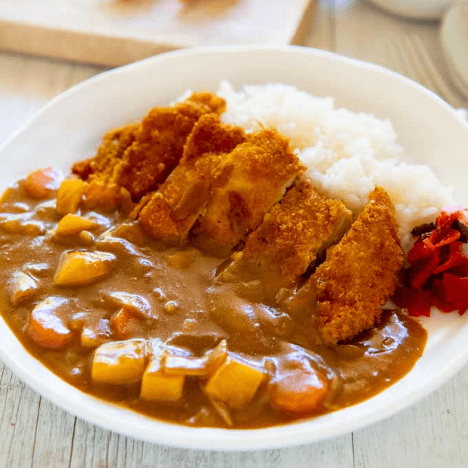 Lunch Cheesy Chicken Katsu Curry