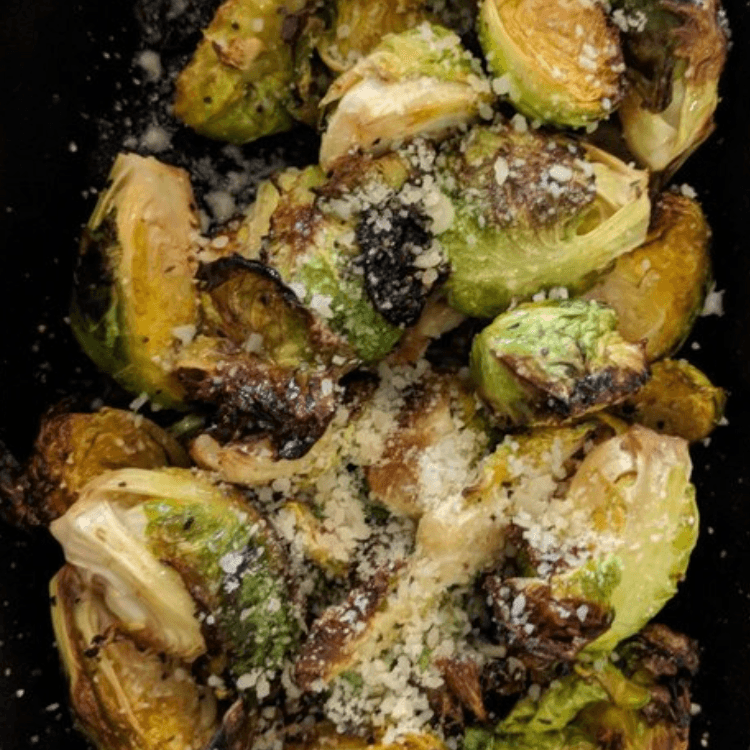 Parmesan-Roasted Brussels Sprouts.