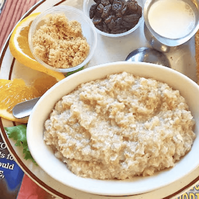 Hot Cereal with Toast