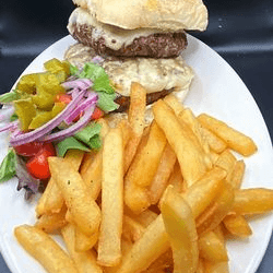 Double Moroccan Cheese Burger