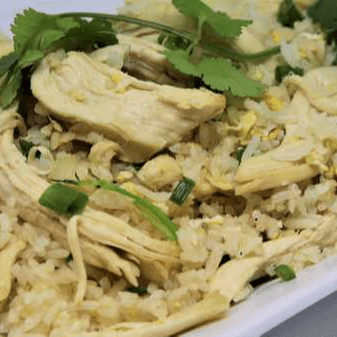 Fried Rice with Chicken White Meat
