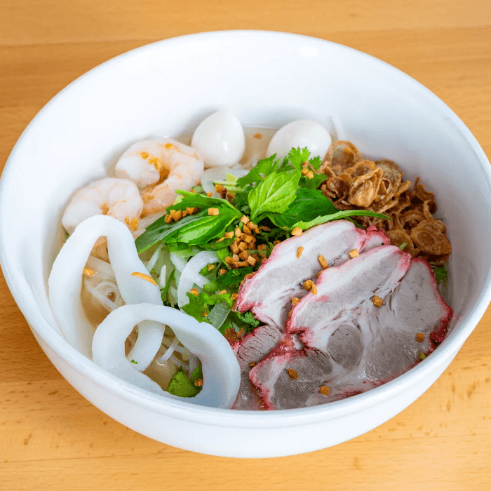 22. Vietnamese Pork Noodle Soup - Hủ Tiếu Đặc Biệt