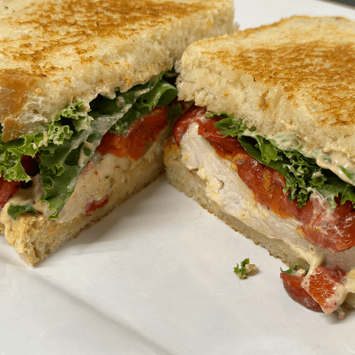 Chicken Santa Fe Sandwich.