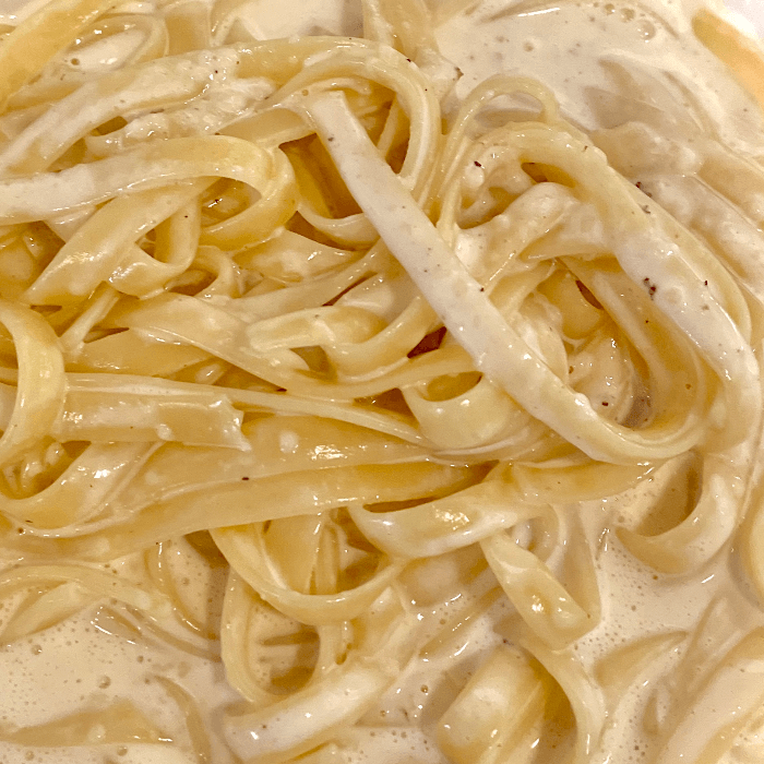 Fettuccine and 4 Cheese Sauce