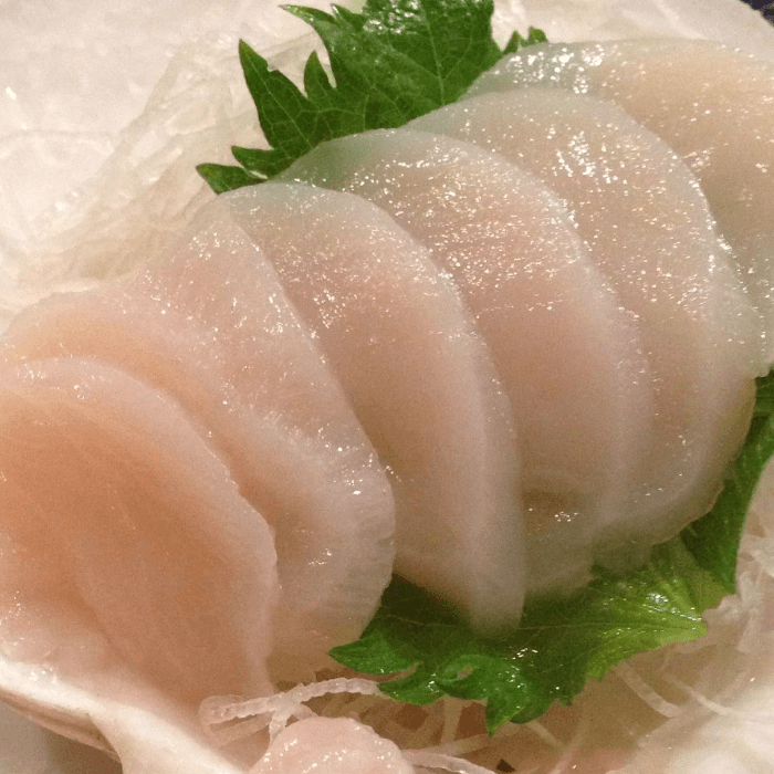 Scallop Sashimi (Kaibashira)