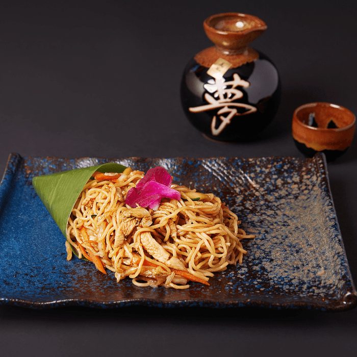 Chicken Yaki Udon or Yaki Soba.
