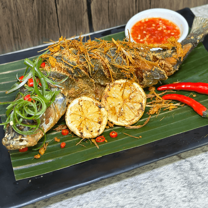 Crispy Branzino with Lemongrass Tumeric