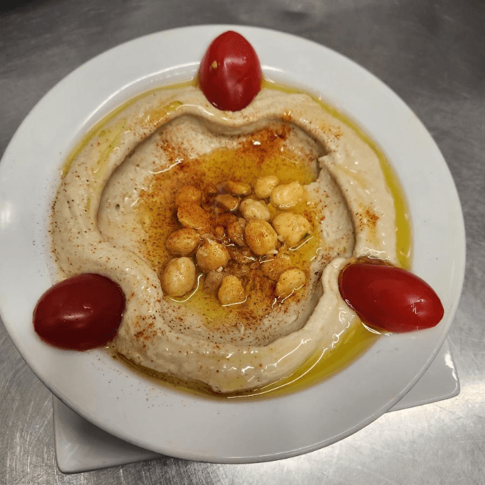 Plain Hummus.