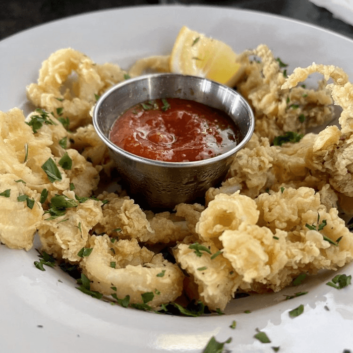 Delicious Lebanese Calamari and Seafood Delights