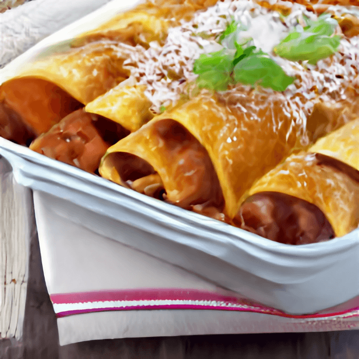 #10. Shredded Beef Enchiladas