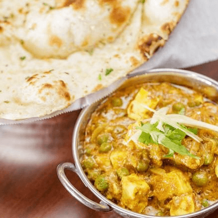 Mutter Paneer Dish