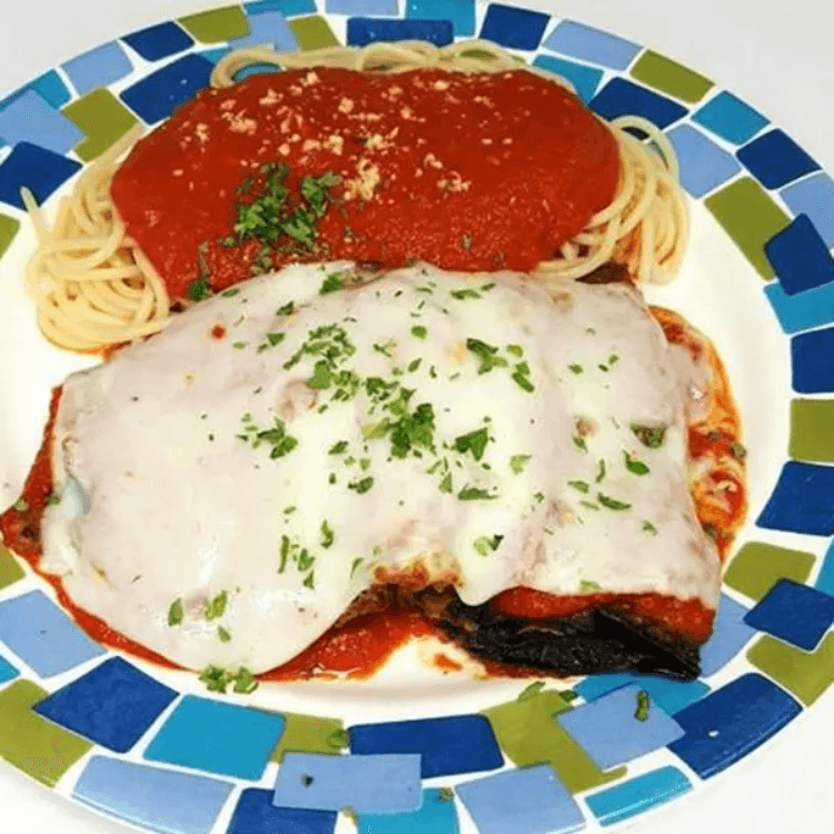 Eggplant Parmigiana.