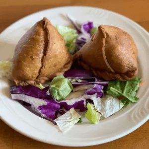 Meat Samosas.