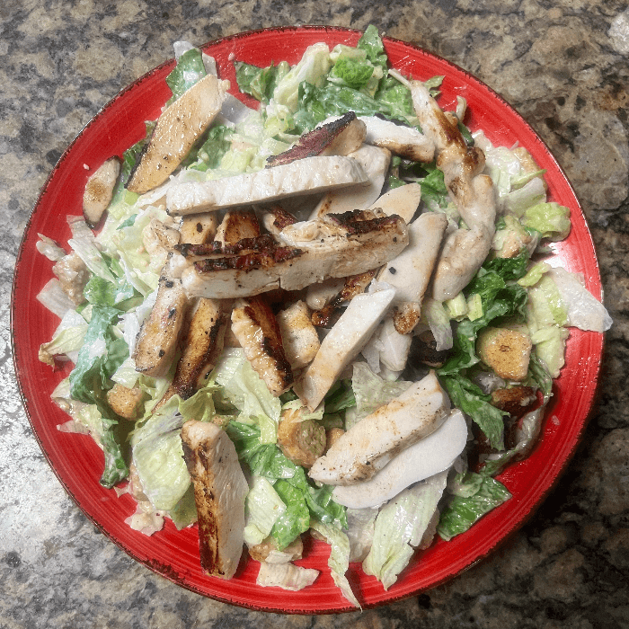 Chicken Caesar Salad.