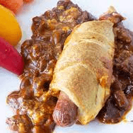 Chili Cheese Dog in a Blanket