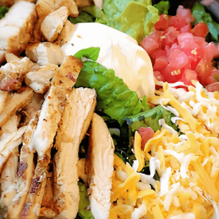 Grilled Chicken Avocado Salad