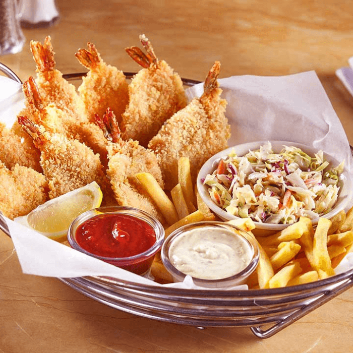 Shrimp Platter & French Fries