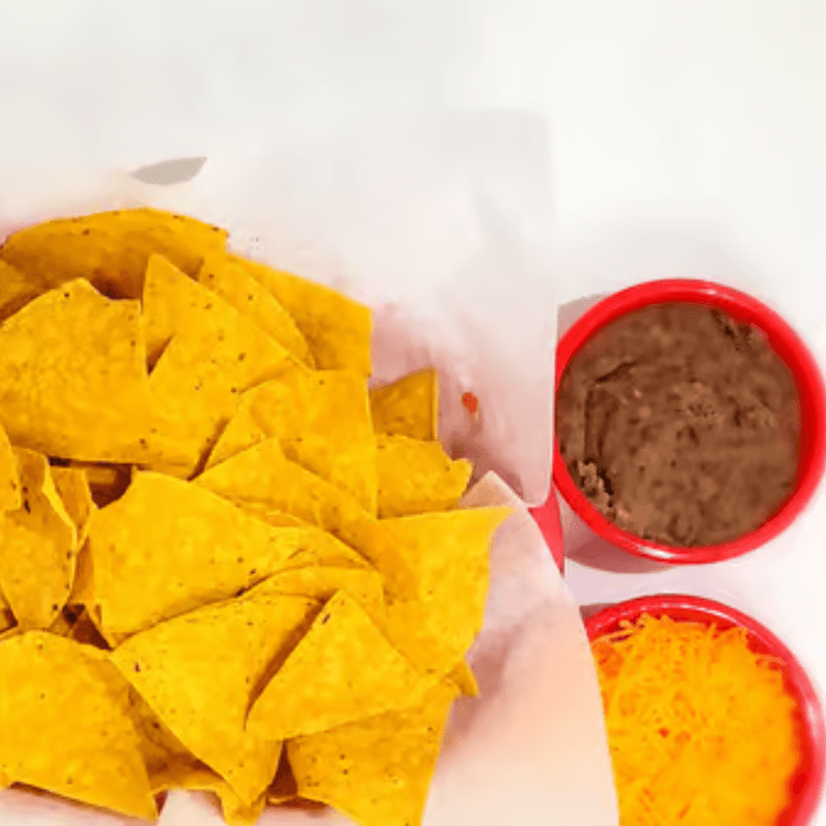 Chips, Beans & Cheese.