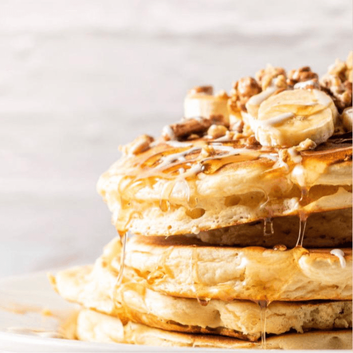 Banana Crunch Pancake.