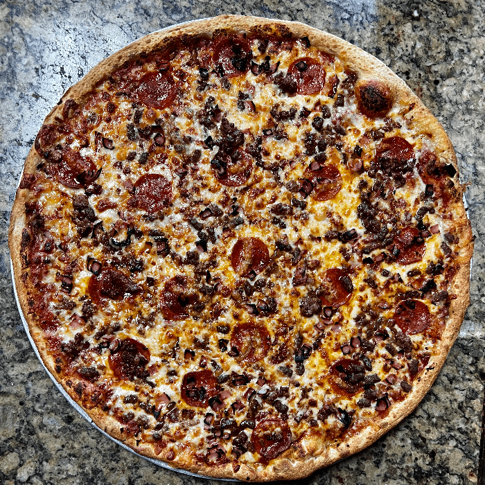 Mighty Meat Pizza 18''.