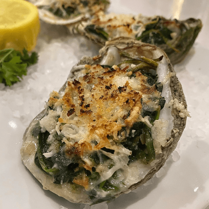 Oysters Rockefeller.