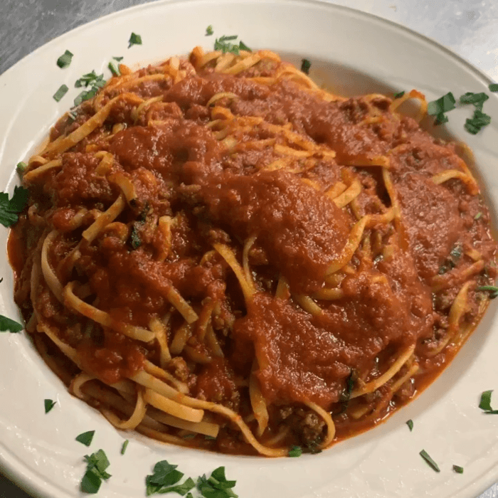 Meat Sauce Pasta