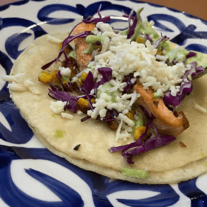  Single Salmon Taco