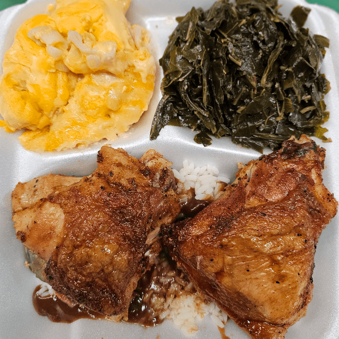 2pc Baked Chicken Dinner 