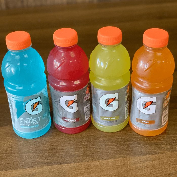 Light Blue Gatorade.