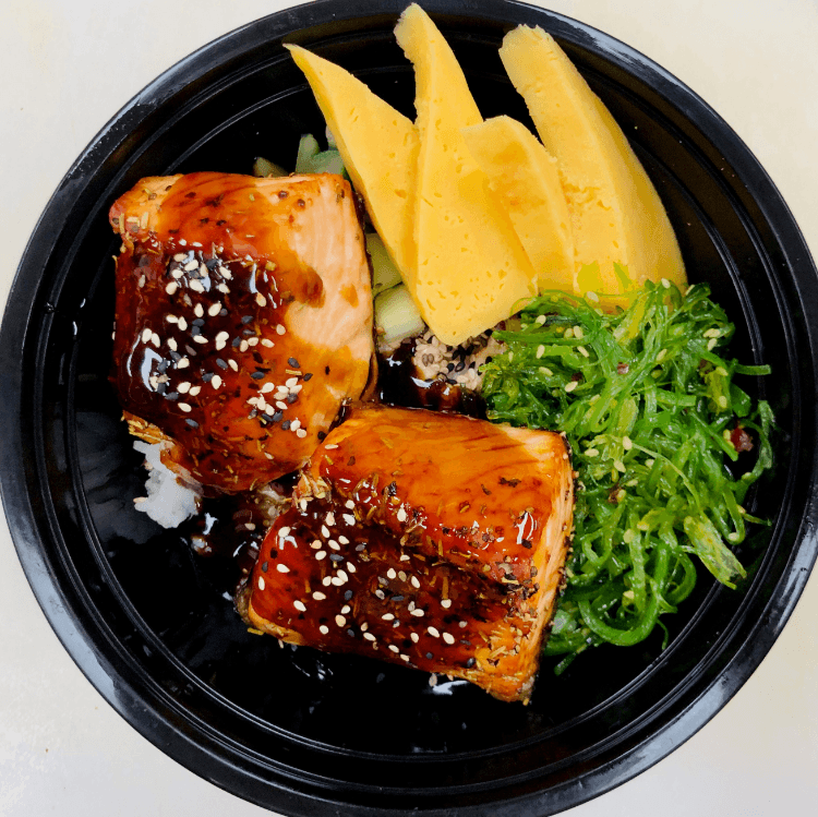 Salmon Teriyaki Bowl