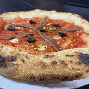 Anchovies and Black Olives Pizza