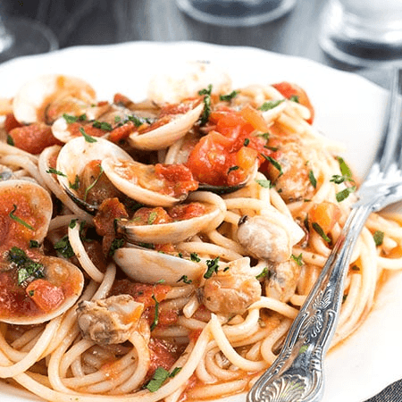 Red Clam Sauce Pasta