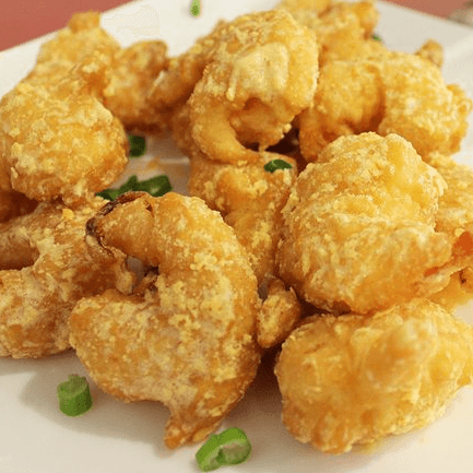 Golden Fried Prawns in Salted Egg Yolk 金沙虾.