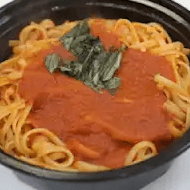 Spaghetti with Tomato Sauce or Garlic & Oil.