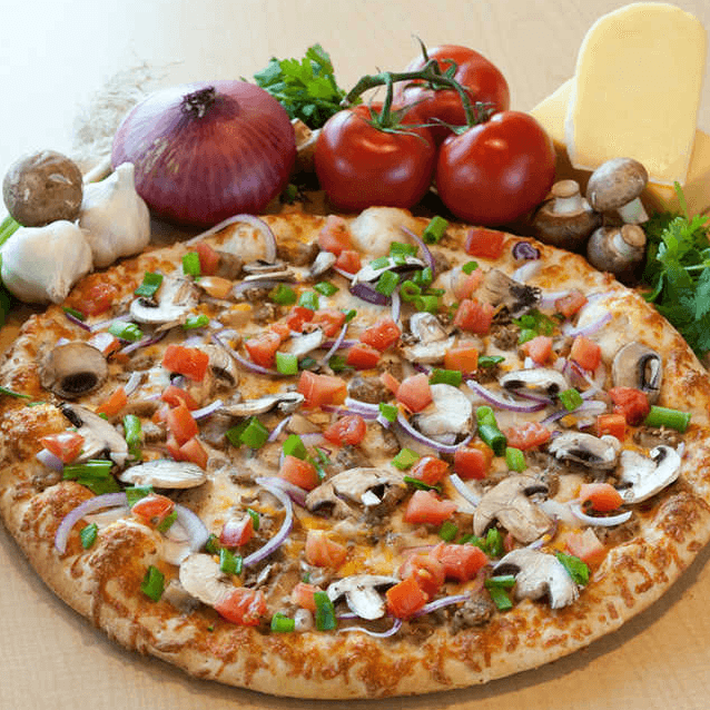 Garlicky Chicken Pizza (Individual)