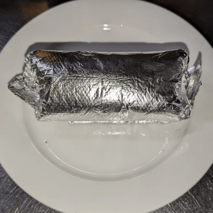 Kids Beans and Cheese Burrito.