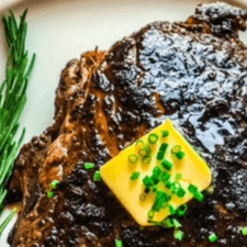 Blackened Sirloin Strip Steak, Cajun Seasonings