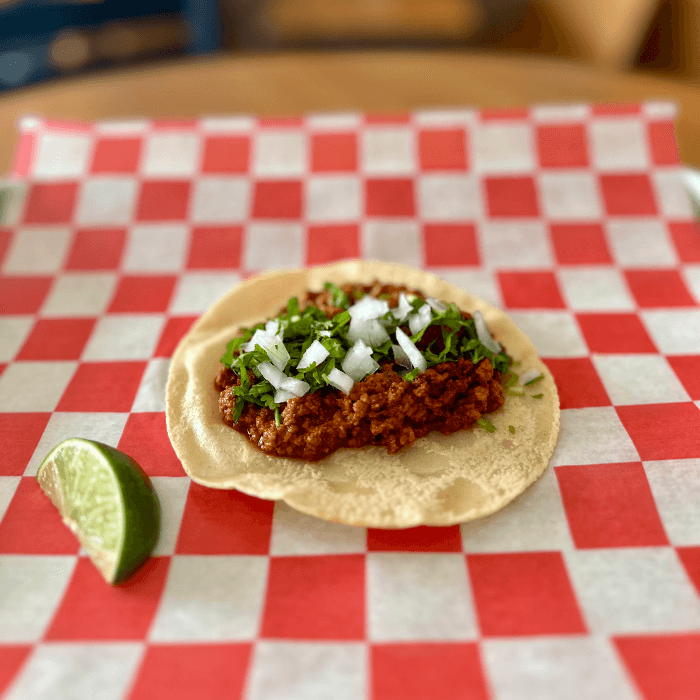 chorizo taco