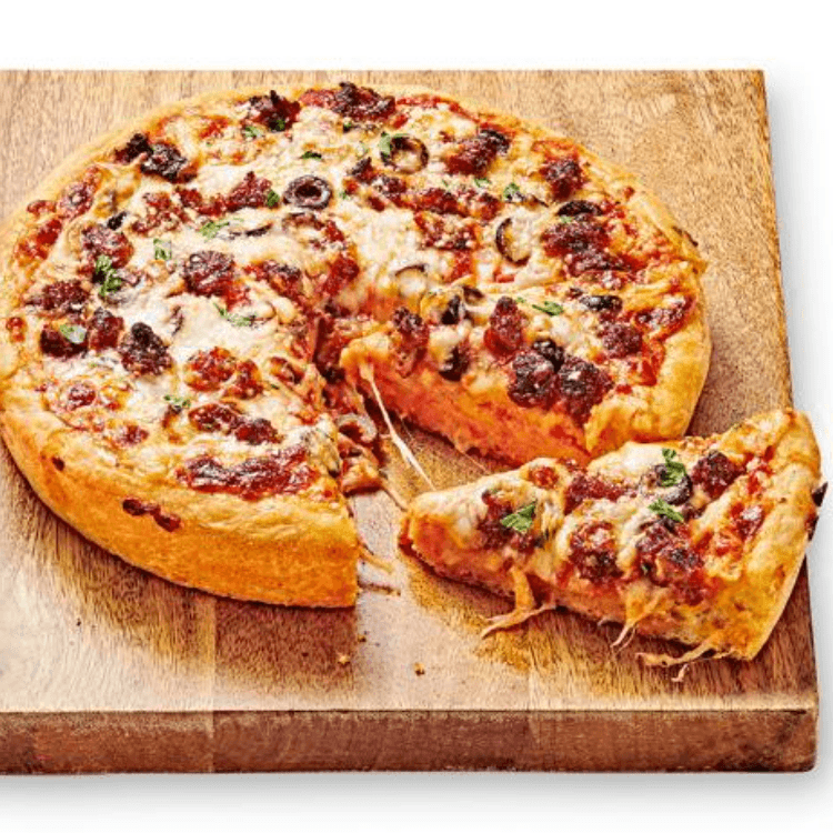 Deep Dish with One Topping Pizza (8" Small)