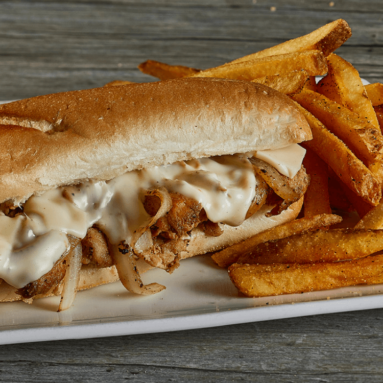 Chicken Philly with Fries