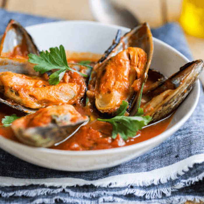 Mussels Marinara Appetizer