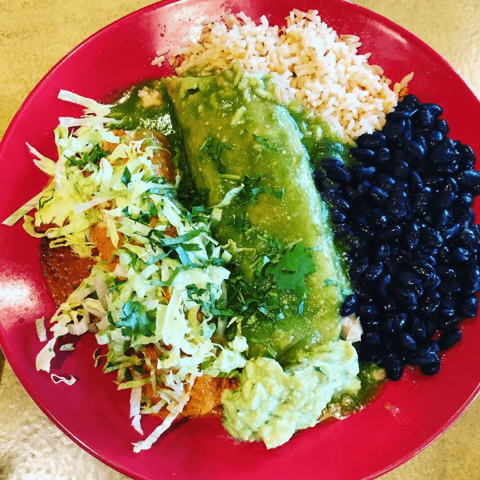Vegan Tamale Plate.