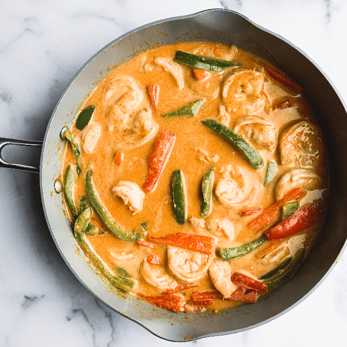 Shrimp with Penang Curry