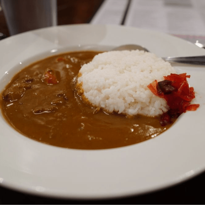 Veggie croquette Curry.