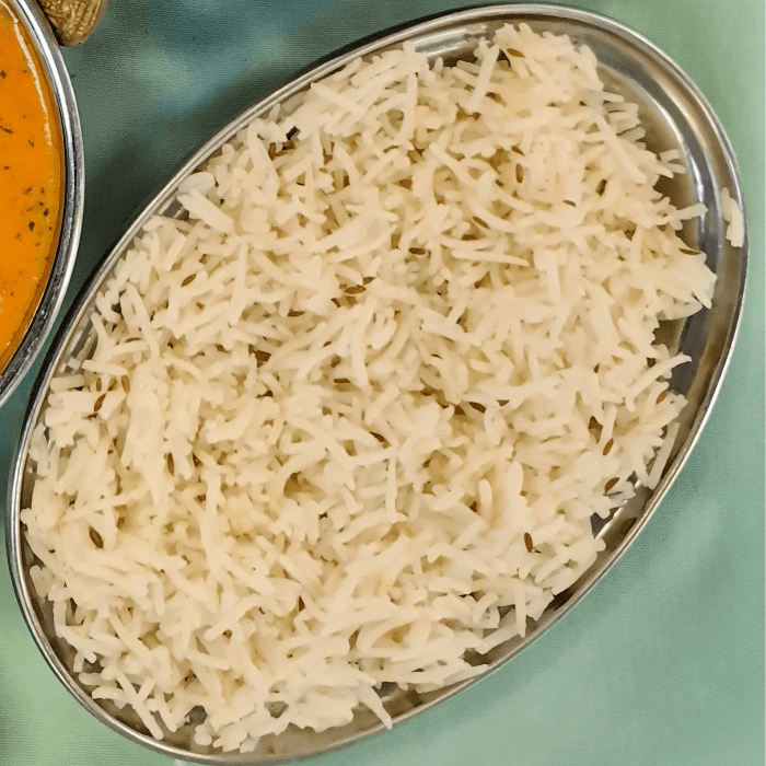 Basmati plain Rice (16oz).