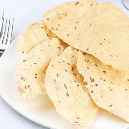 Papadum.