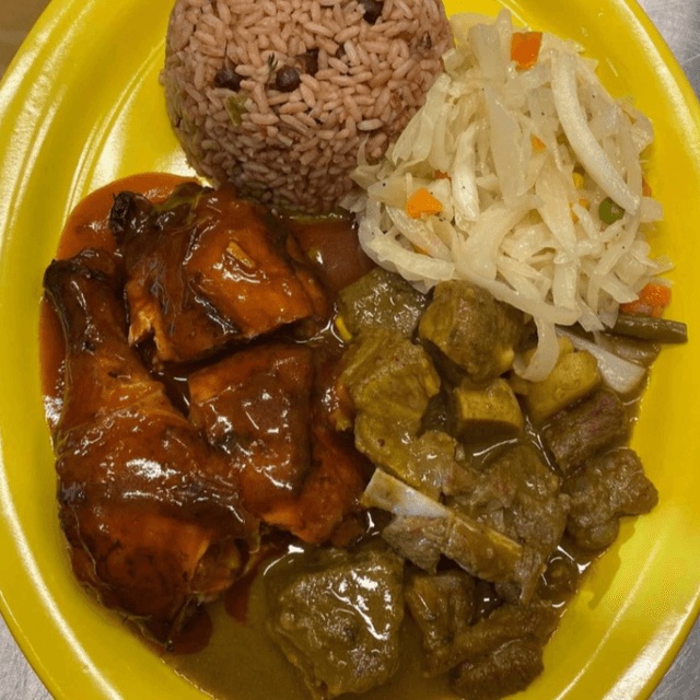Jerk and Curry Combo