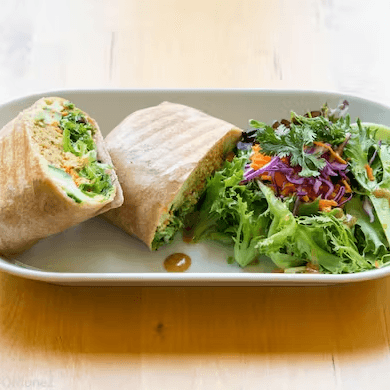 Baked Falafel Wrap.