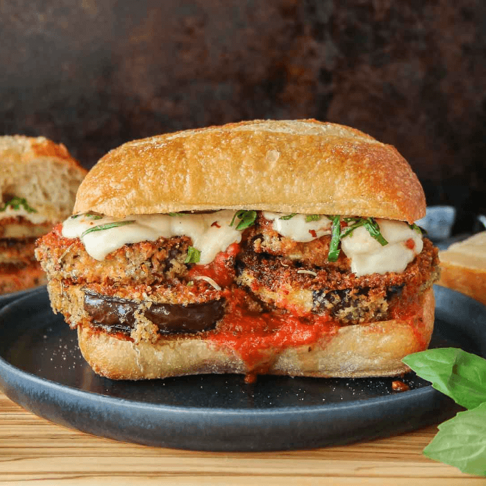 Eggplant Parm Sandwich