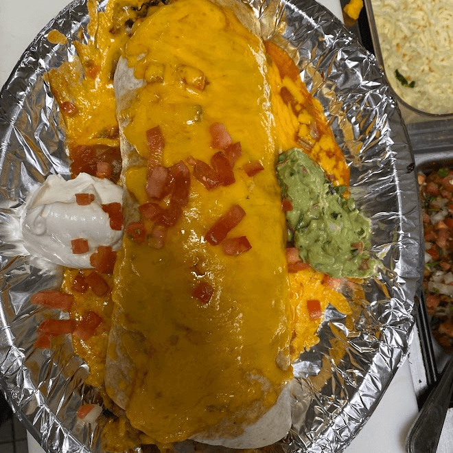 Rice & Bean Burrito.